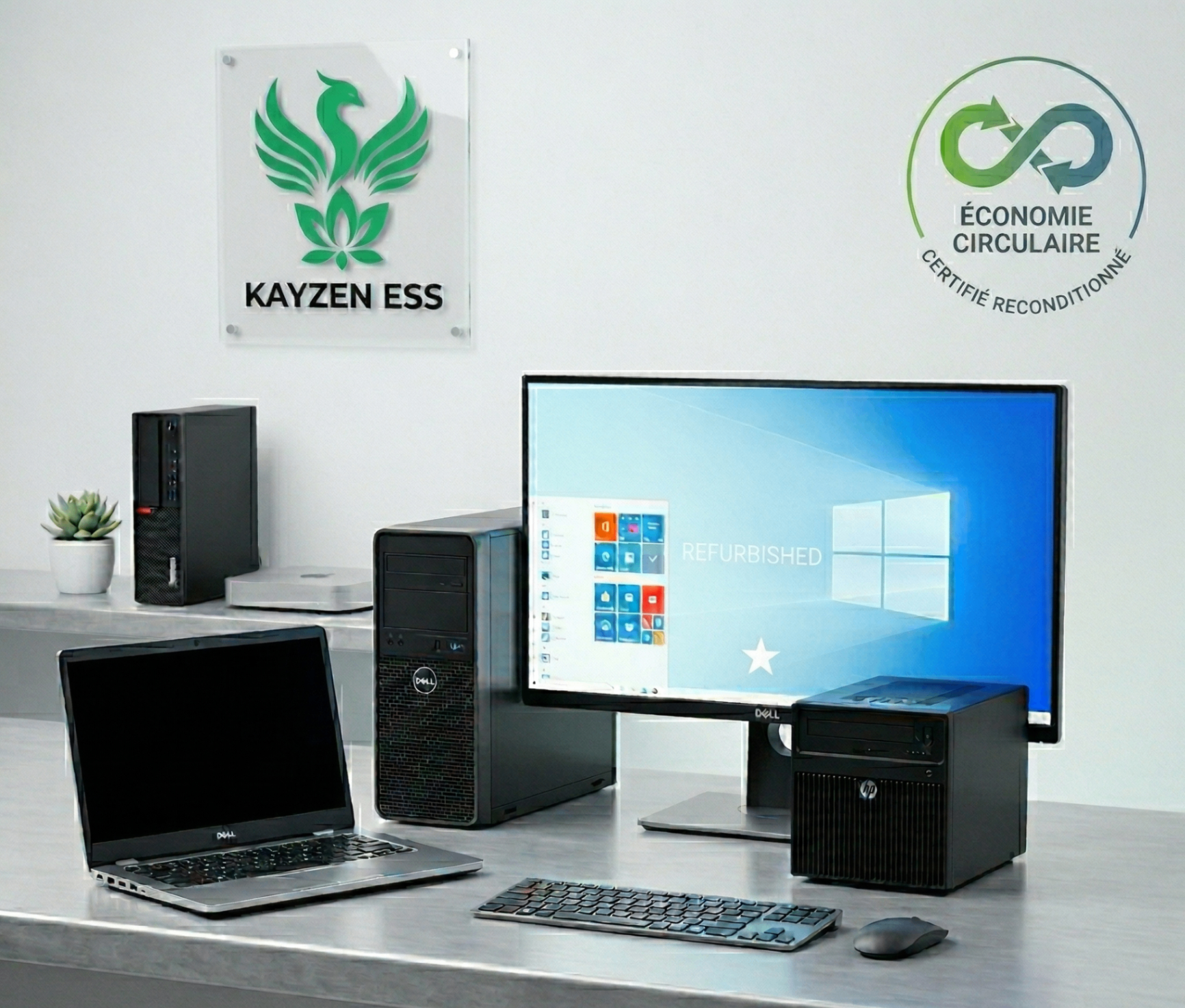 PC portables reconditionnés haute performance garantis 24 mois — Atelier KAYZEN Lyon 9e